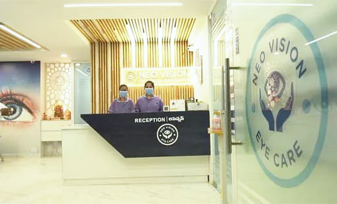 Reception at Neo Vision Eye Care & Laser Centre